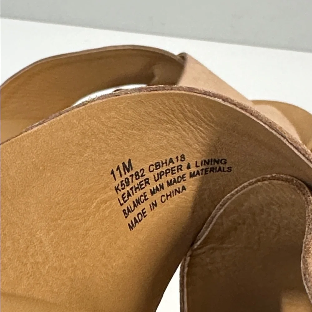 Kork-Ease Baja Leather Cork Wedge Sandals Size 11 Summer